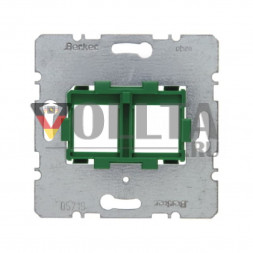 Berker 454104 AVAYA Jacks Cat5/Cat6 опорная пластина двойная,