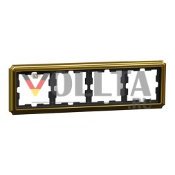 MERTEN MEG4040-4741 D-Antique металлическая рама 4-сторонняя 24-каратная золотая рама