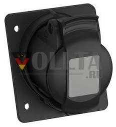 ABB Stotz-Kontakt 416RAM6, панельная розетка, 16 А, IP44 6ч, 3P+N+E, 346-415 В, 60 Гц, красная, 2CMA170021R1000