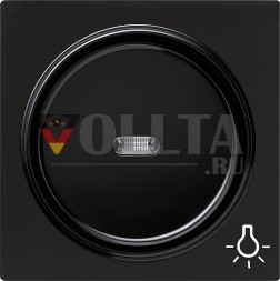 Gira 028547 крышка с символом подсветки + клавиша управления S-Color черный