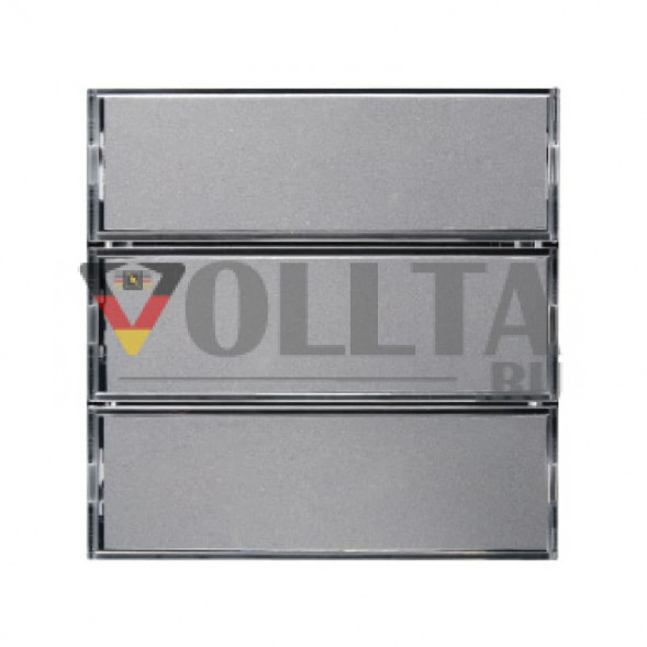 Berker 75163785 S1 KNX сенсорный комфорт четверная  для цвет:антрацит/alu