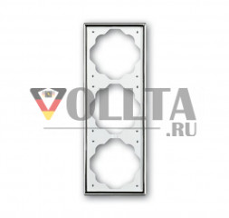 Busch-Jaeger 1723-726 Impuls рамка,3 группы, chroma