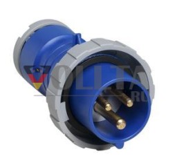 ABB Stotz-Kontakt 232P6W, вилка, 6ч, 32 А, IP67, 2P+E, 2CMA166722R1000