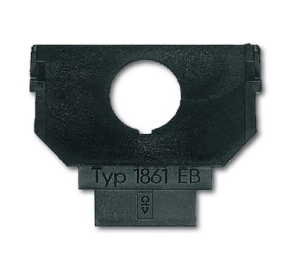 Busch-Jaeger 1861EB супорт (цоколь) диодной розетки/Einbaustecker цвет: черный