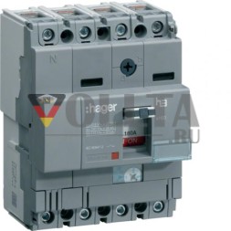 Автоматический выключатель Hager HHA026H x160 4-полюсный 25kA 25A