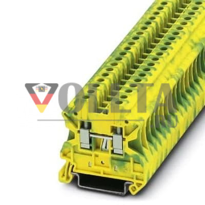 Phoenix Контакт 3044128 клемма для защитного провода 16 mm UK 16 N BU, цвет: голубой