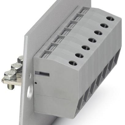 Phoenix Contact 0709136 HDFK 25-VP 125A 6qmm-35qmm серая проходная клемма