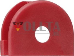 Gira 000943 затвор кабельный ввод 1ф S-Color красный