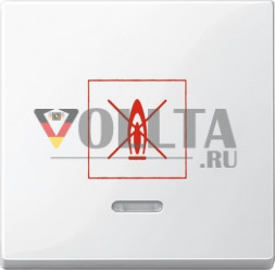 Schneider серия: Merten MEG3307-0319 System M отопление аварийный выключатель крышка, цвет:полярная белизна, тон:глянец