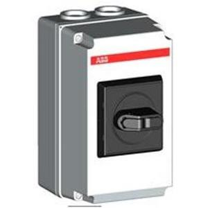ABB Stotz-Kontakt OTDCP25S12M, выключатель-разъединитель постоянного тока 3-полюсный 25 А с черной селекторной рукояткой, 1SCA125154R1001