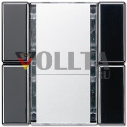 Jung LS2092NABSSW LS990 KNX сенсорный двойная,  цвет: черный