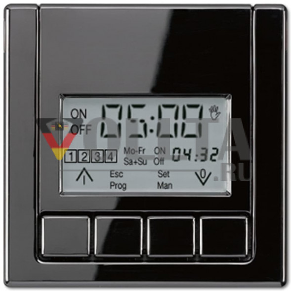 Jung LS5201DTSTSW LS990  таймер  ЖК дисплей стандарт цвет: черный