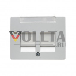 Berker 11820069 Arsys телефонная розетка, крышка, цвет:полярная белизна, тон:глянец