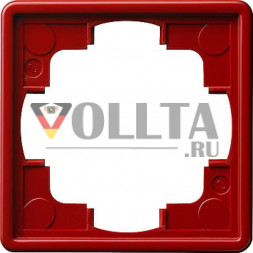 Gira 021143 S-Color рамка 1-я, цвет: красный, тон:глянец