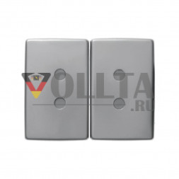 Berker 14340010 Arsys двойная, клавиша привинчиваемый(ая) цвет: благородная сталь