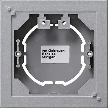 Gira 021926 корпус для поверхностного монтажа 1-сторонний плоский System 55 цвет алюминий