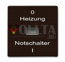Busch-Jaeger 2102H-31 серия:Allwetter44  отопление аварийный выключатель крышка, цвет:коричневый