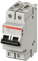 ABB Stotz-Kontakt S402M-UCZ63, Z,63A,250В пост. тока,2-полюсный,Icu=10кА, 2CCS572001R1638