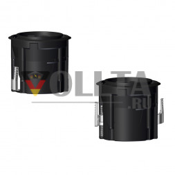 EVOline One B/F / 1x розетка / защитное кольцо со вставкой из нержавеющей стали