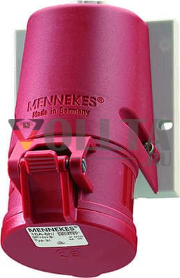 Mennekes 31 Настенная коробка CEE TwinCONTACT 16A 5-контакт. 6h 400V IP44