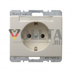 Berker 47390002 Arsys SCHUKO-розетка 16А, без защиты от детей цвет: кремово-белый, тон:глянец