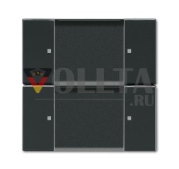Busch-Jaeger 6736/01-81 Настенный передатчик ZigBee Light Link, 2 канала антрацит