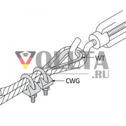 ABB Stotz-Kontakt 7TCA084220R0553 WT-34 ленточное/веревочное крепление