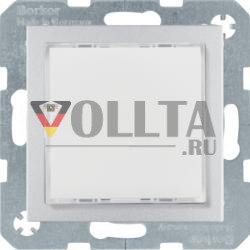 Berker 29531404 Светодиодный сигнальный фонарь, белое освещение, алюминий матовый, окрашенный Berker B.7