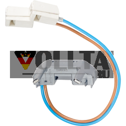Светодиодная вставка Jung 520-OLEDW-2 розетка SCHUKO® со светодиодной вставкой (подсвеченное поле для надписи), белая