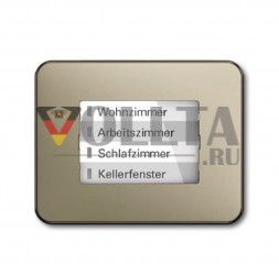 Busch-Jaeger 6730-260    Alpha exclusive LED-Дисплей  WaveLINE тон: паладиум