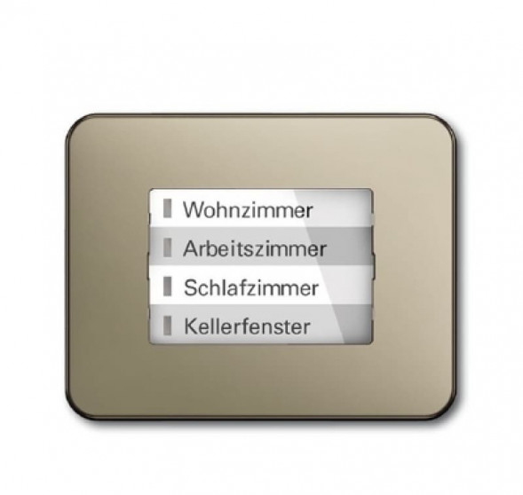Busch-Jaeger 6730-260    Alpha exclusive LED-Дисплей  WaveLINE тон: паладиум