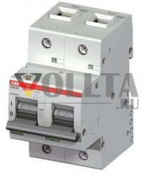ABB Stotz-Kontakt S802B-B80, высокопроизводительный автоматический выключатель 80A,B,230/400VAC=Icu16kA,2P, 2CCS812001R0805