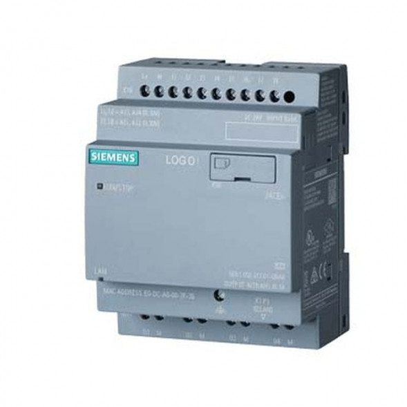 SIEMENS 6ED10522CC080BA2 LOGO! Базовый модуль 24 В | без дисплея, 8 DE (4 AU)/4DA, транзисторы