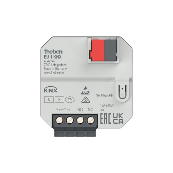 Theben 4942542 KNX 1-канальный для электронагревателей Радиопривод DataSecure UP