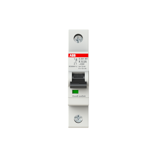 Автоматический выключатель ABB Stotz-Kontakt 2CDS271445R0157 S201MT-K0,5 K-Char.10kA 0,5A 1P