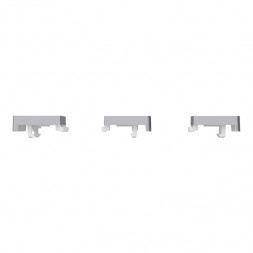 MERTEN MEG6193-6036 Flex KNX Design 3-позиционный клавишный переключатель с сенсорной кнопкой из нержавеющей стали