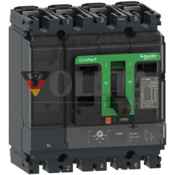 Schneider Electric C10H6TM016 ComPacT NSX100H с автоматическим выключателем в литом корпусе TM16D 4P3D 16A 70kA