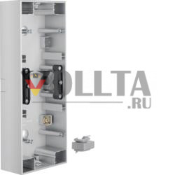 Berker 10437003 Корпус для поверхностного монтажа, 3-х полосный, алюминиевый Berker K.5