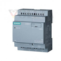 SIEMENS 6ED10522FB080BA2 LOGO! Базовый модуль 230 В | без дисплея, 8 DI/4 DA, реле