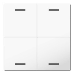 MDT BE-TAL63W404.01 Light 63 4-х полосный студийный глянцевый нейтральный KNX-рокер