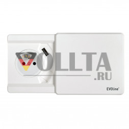EVOline Square80 Белый 1x питание (BF) / 1x USB / 1x RJ45 кабель