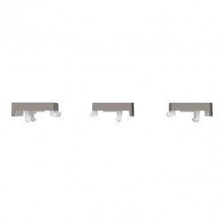 MERTEN MEG6193-6050 Flex KNX Design 3-позиционный клавишный сенсор из никелевого металла