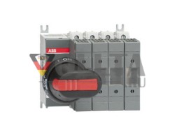 ABB Stotz-Kontakt OS63GD04N2P, выключатель нагрузки для предохранителя, 4-полюсный, 63A с ручкой и валом, 1SCA115209R1001