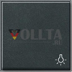 Gira 028567 клавишный светильник с символом Gira TX_44 (WG UP) антрацит