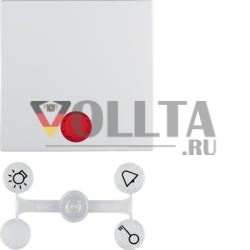 Berker 16291919 S.1 IP44 полярно-белый матовый переключатель