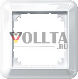 Schneider серия: Merten 388119 Atelier-M рамка 1-я, цвет:полярная белизна, тон:глянец