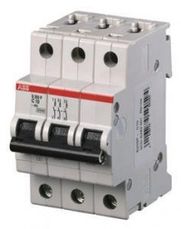 ABB Stotz-Kontakt S203P-Z10, Автоматический выключатель Z-Char., 25 кА, 10 А, 3П, 2CDS283001R0428