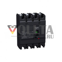 Schneider Electric EZC100N4100 Easypact EZC100N TMD 100 4-полюсный 3D автоматический выключатель