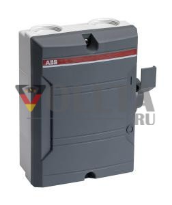 ABB Stotz-Kontakt BWS325TPN, выключатель безопасности 3-полюсный 11 кВт 690 В с серой ручкой, 2CMA142420R1000