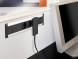 EVOline FrameDock SMALL / черный анодированный / 3 розетки